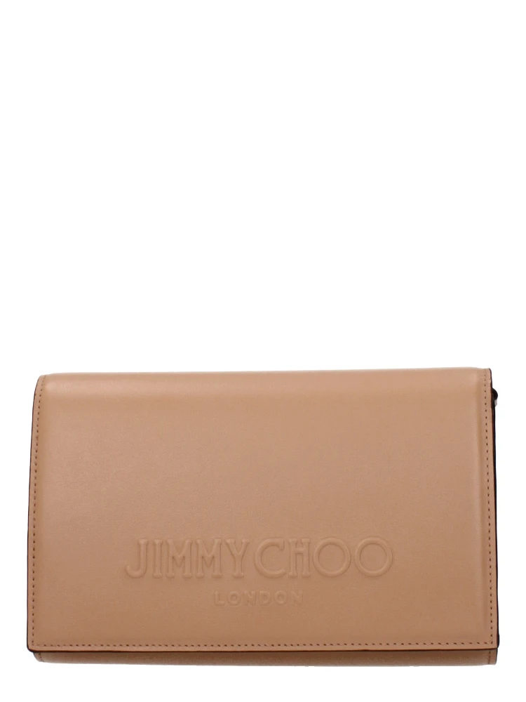 Brown Leather Clutch Bag