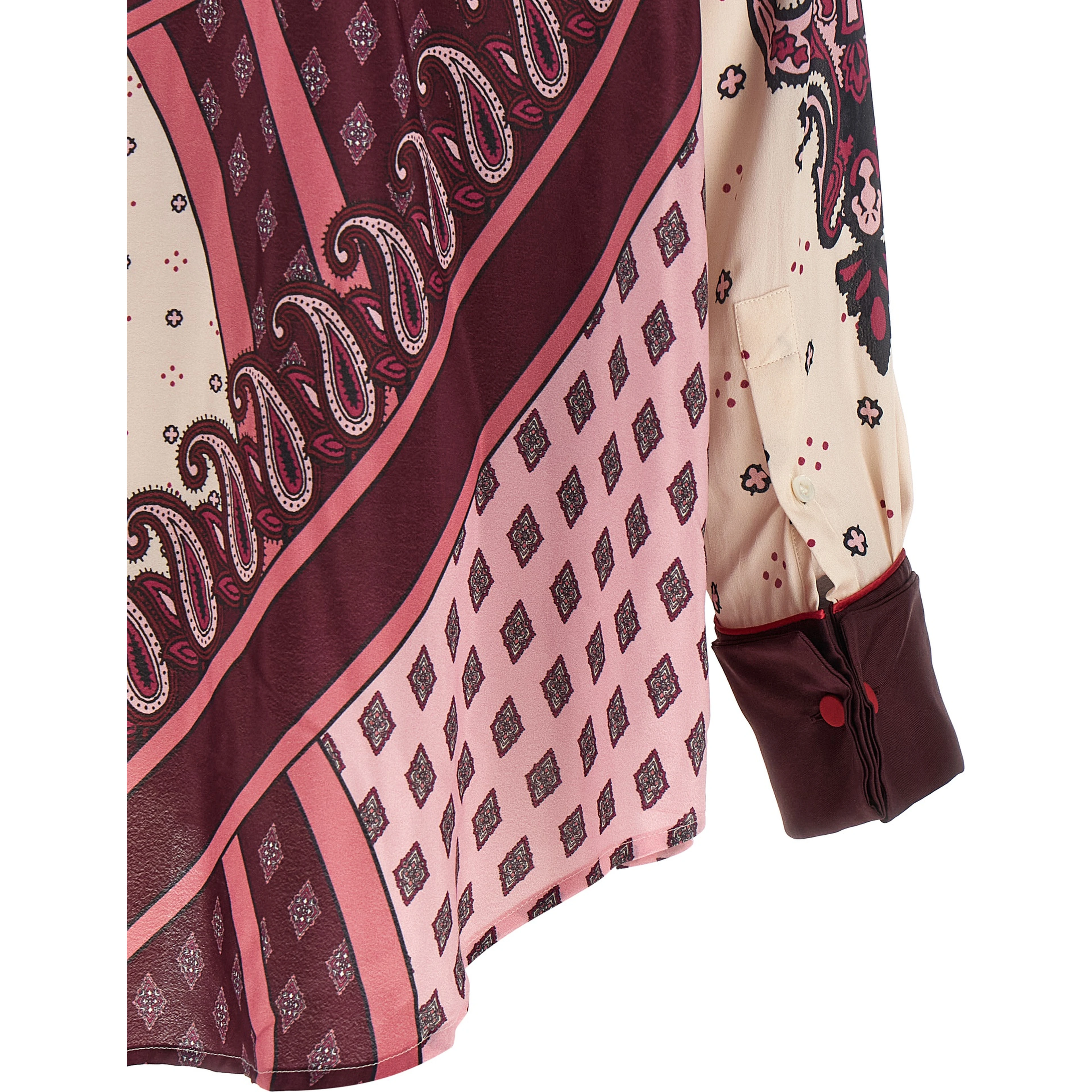 Multicolor Viscose Blouse