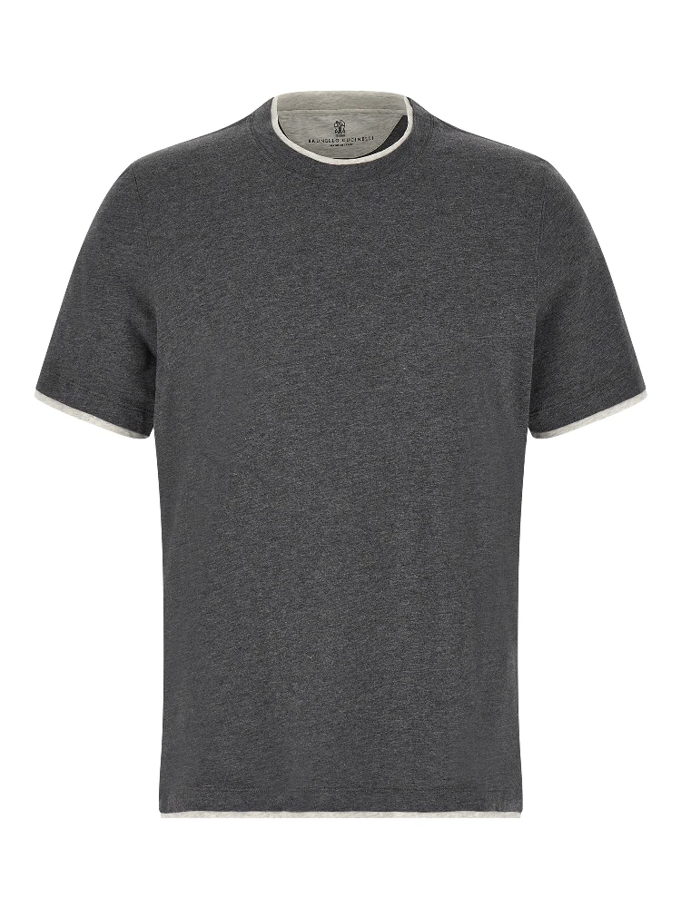 Gray Cotton T-Shirt