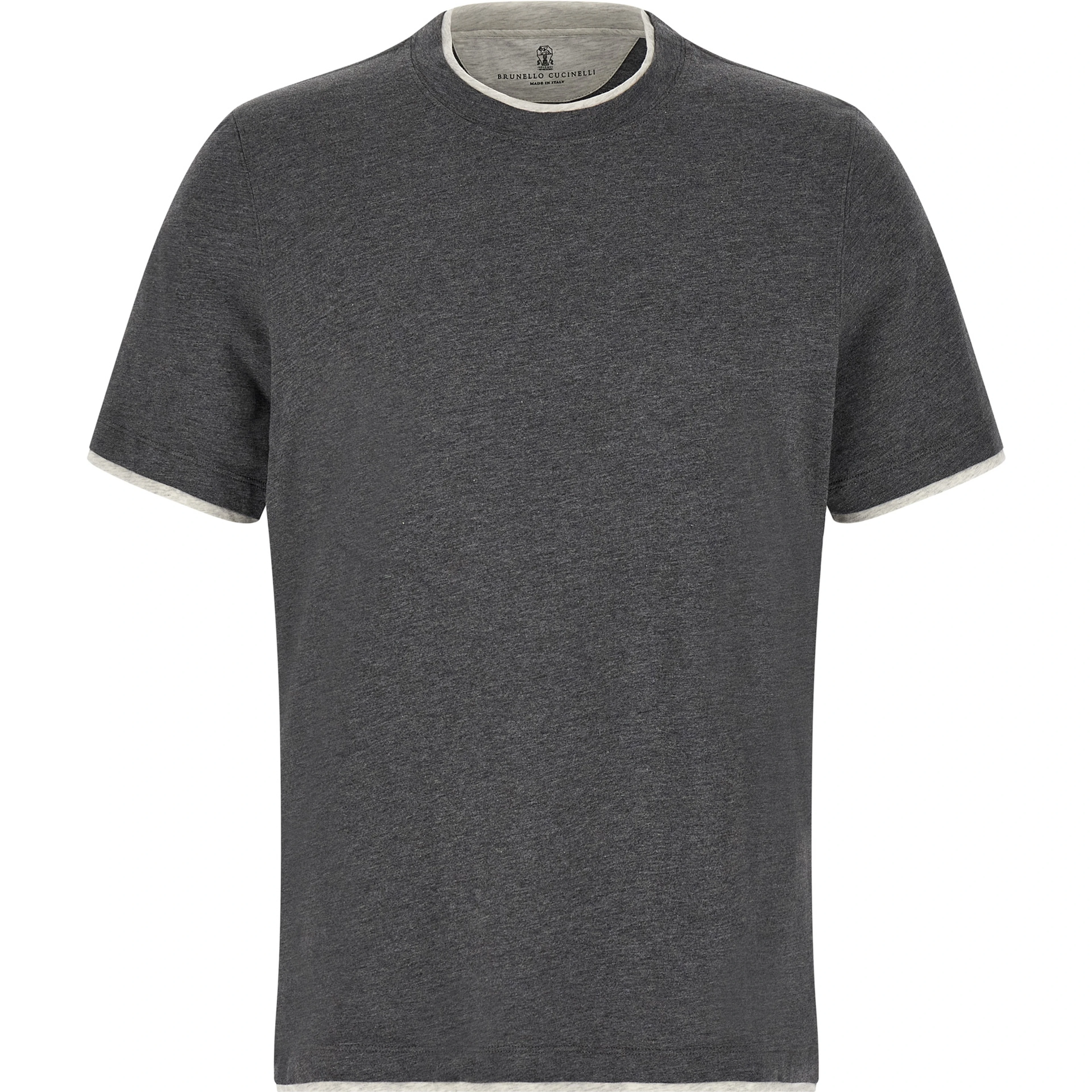 Gray Cotton T-Shirt