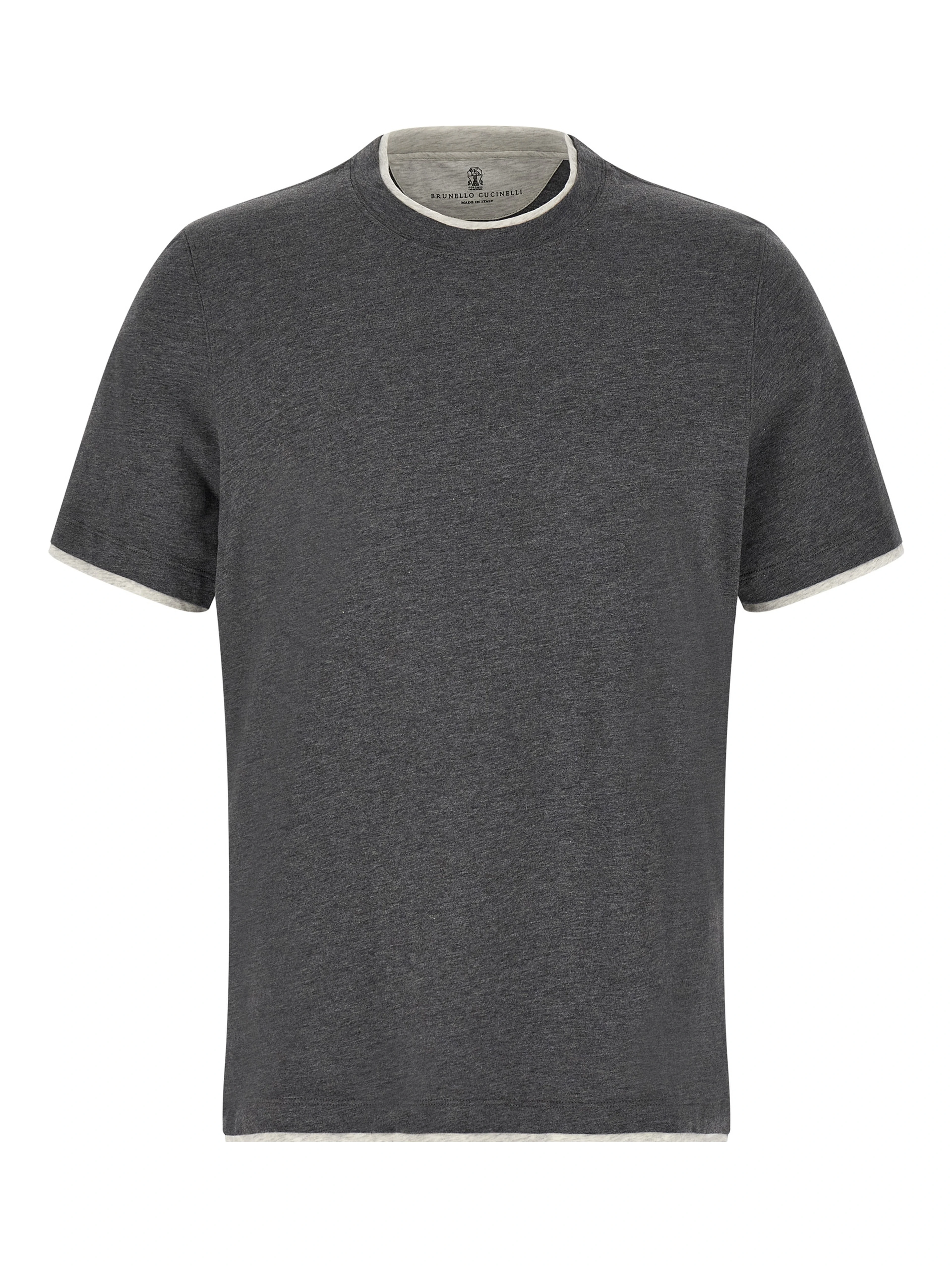 Gray Cotton T-Shirt