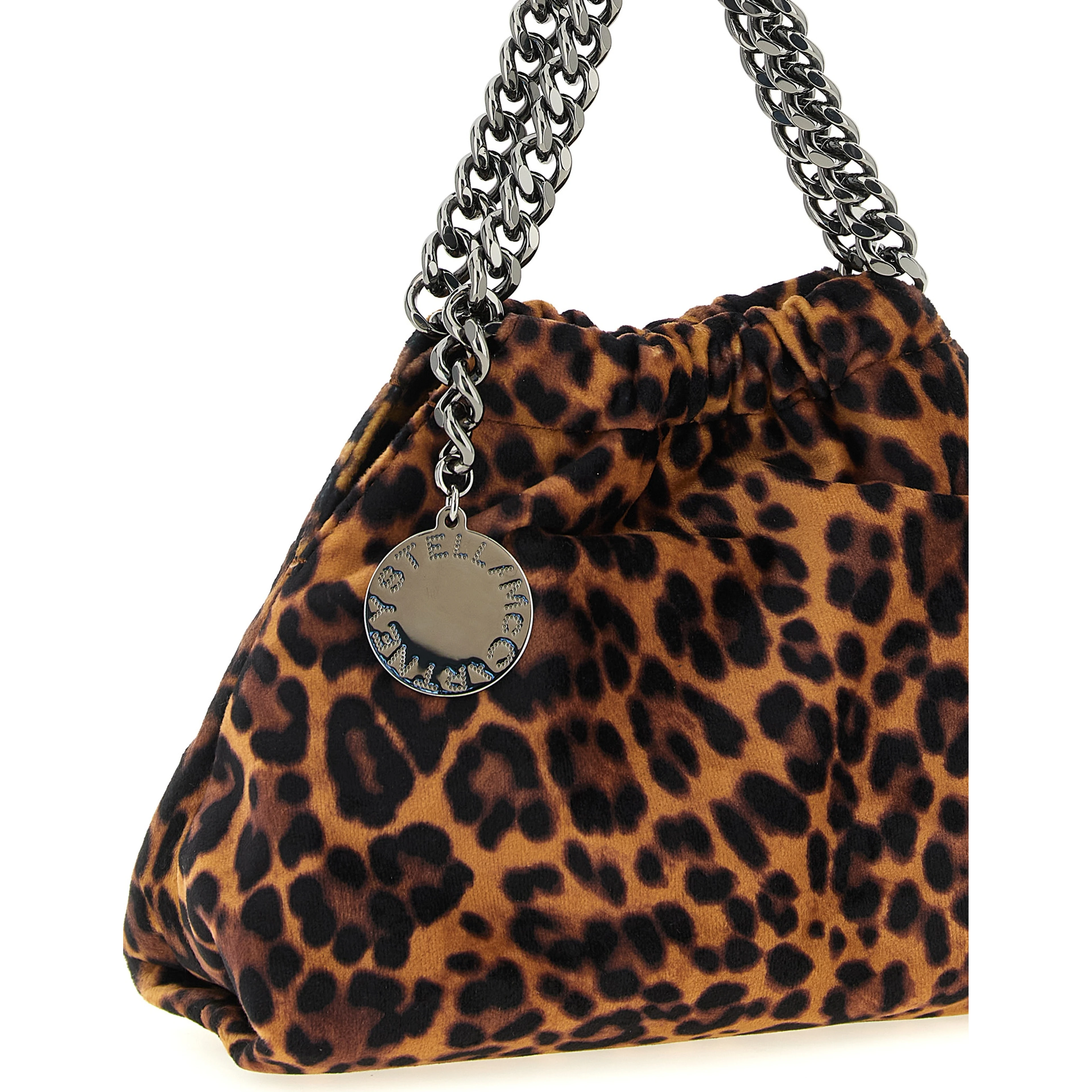 Brown Polyester Handbag
