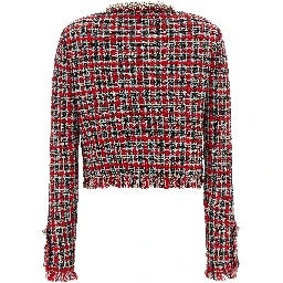 Multicolor Cotton Full-Length Jacket