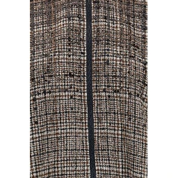 Beige Polyamide Full-Length Jacket