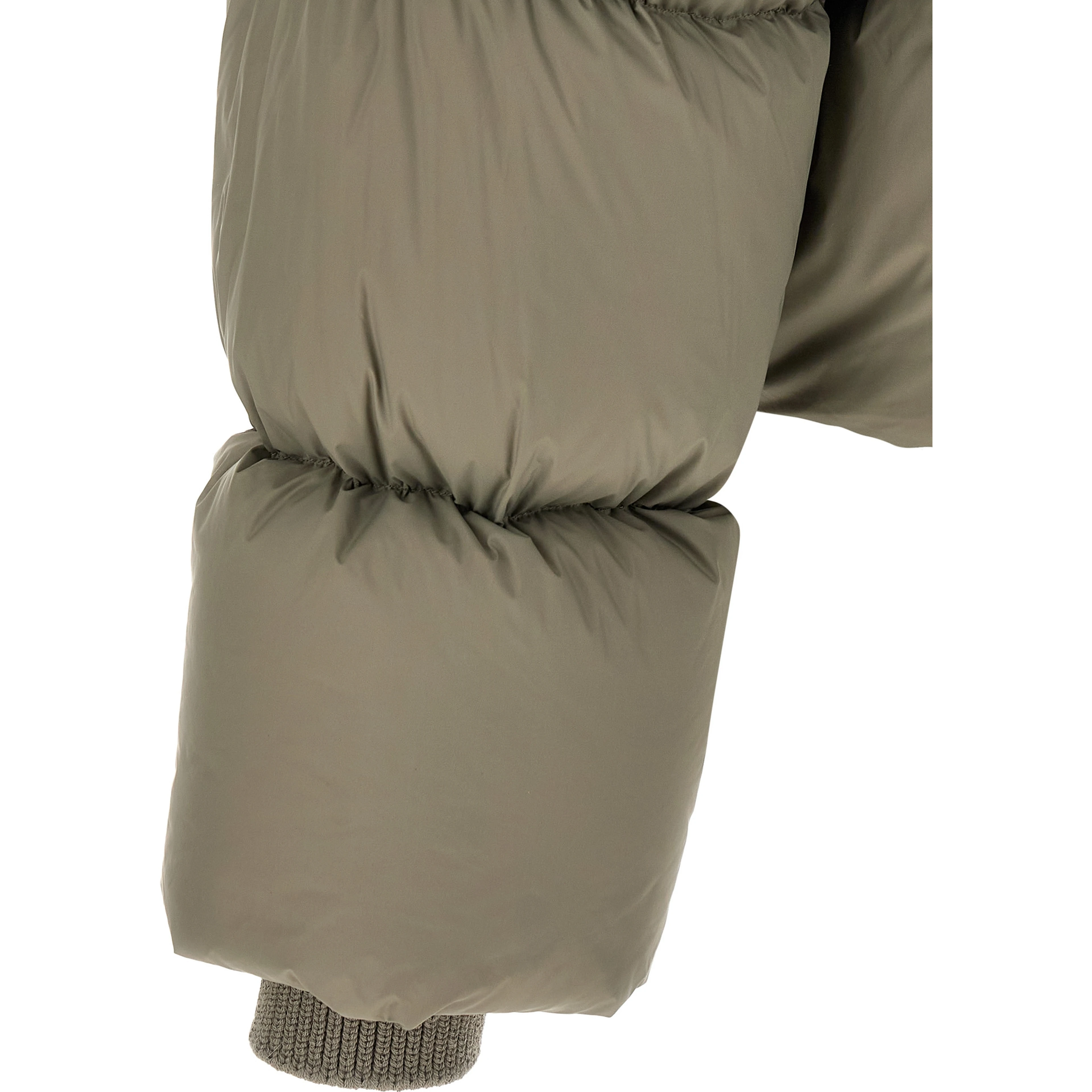 Bicolor Nylon Full-Length Jacket