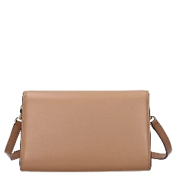Brown Leather Clutch Bag