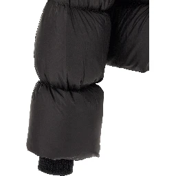 Black Nylon Full-Length Jacket