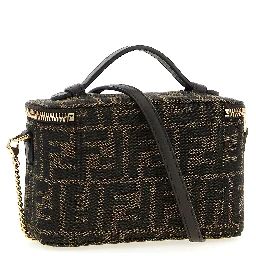 Brown Polyester Handbag