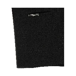 Black Polyamide Short Dress
