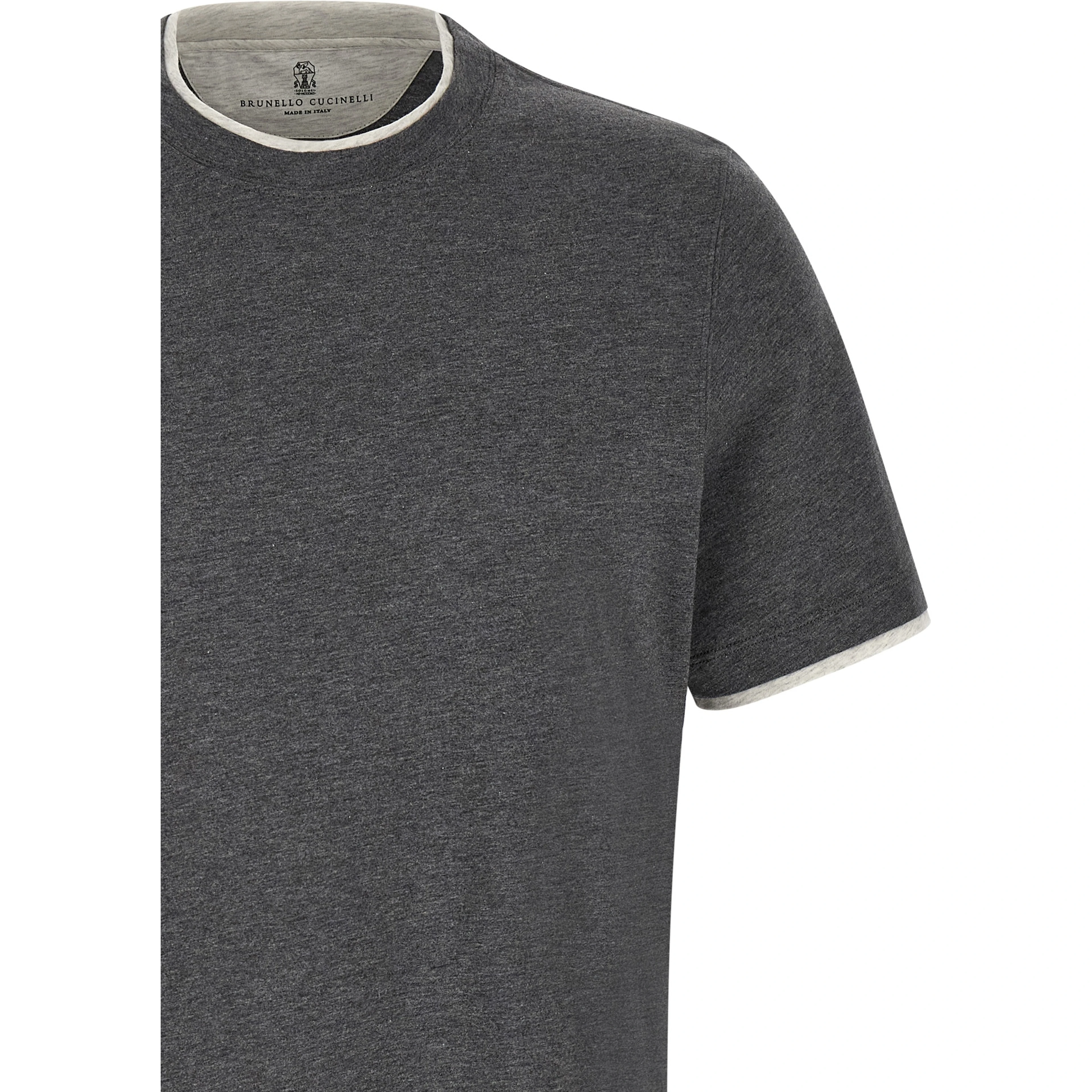 Gray Cotton T-Shirt