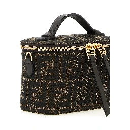 Brown Polyester Handbag