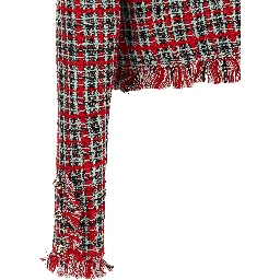 Multicolor Cotton Full-Length Jacket