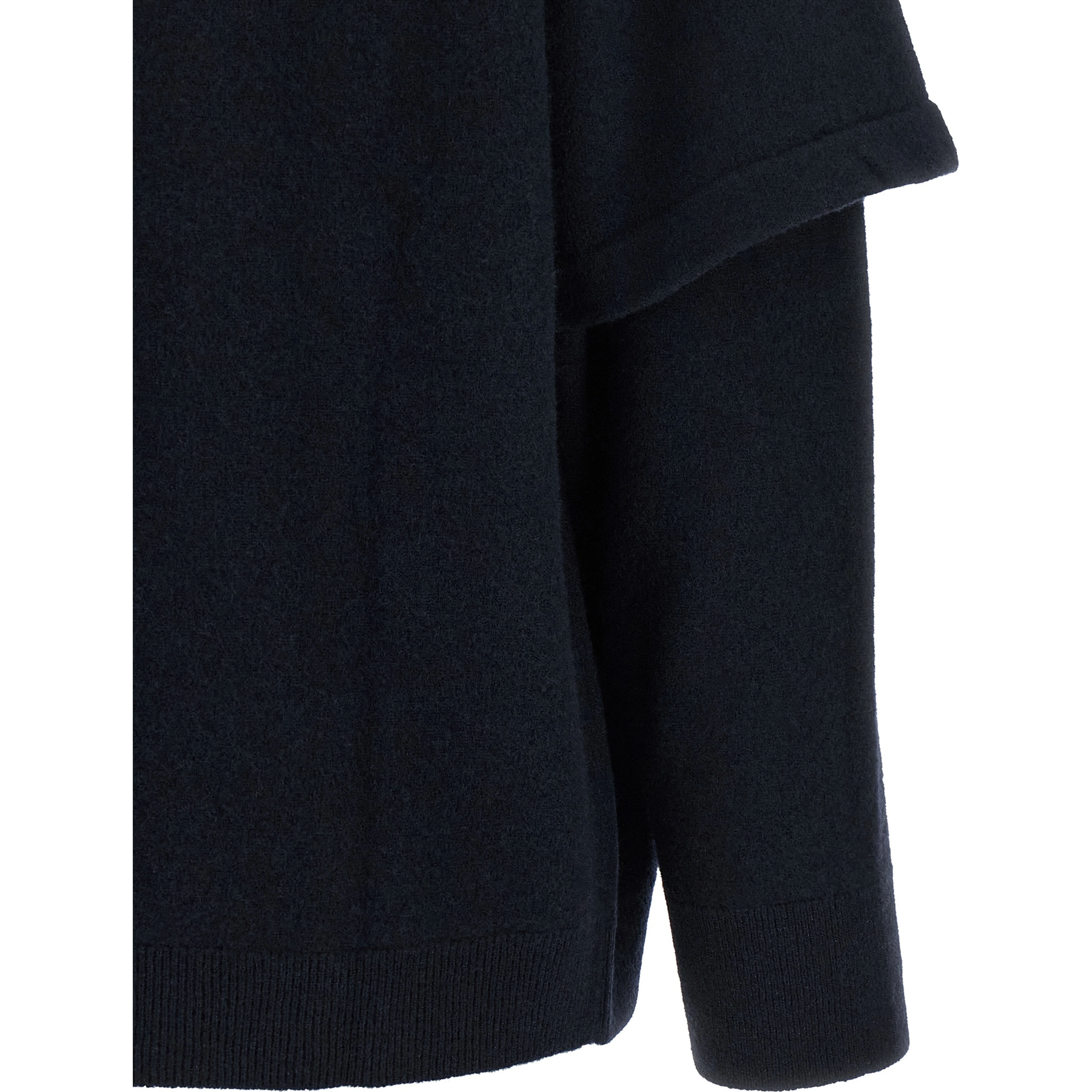 Blue Merino Wool Cardigan