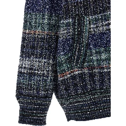 Blue Wool Cardigan