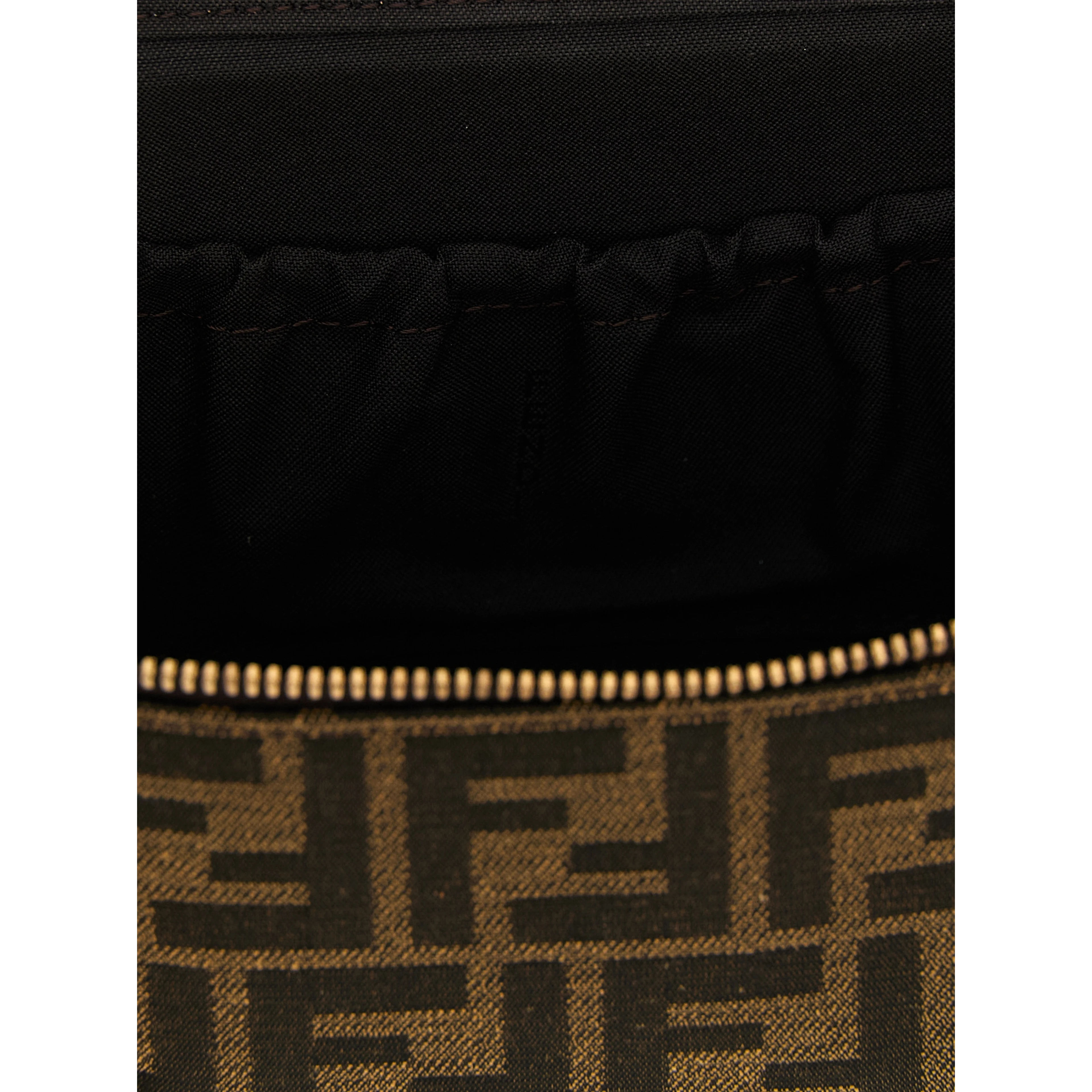 Brown Polyester Handbag