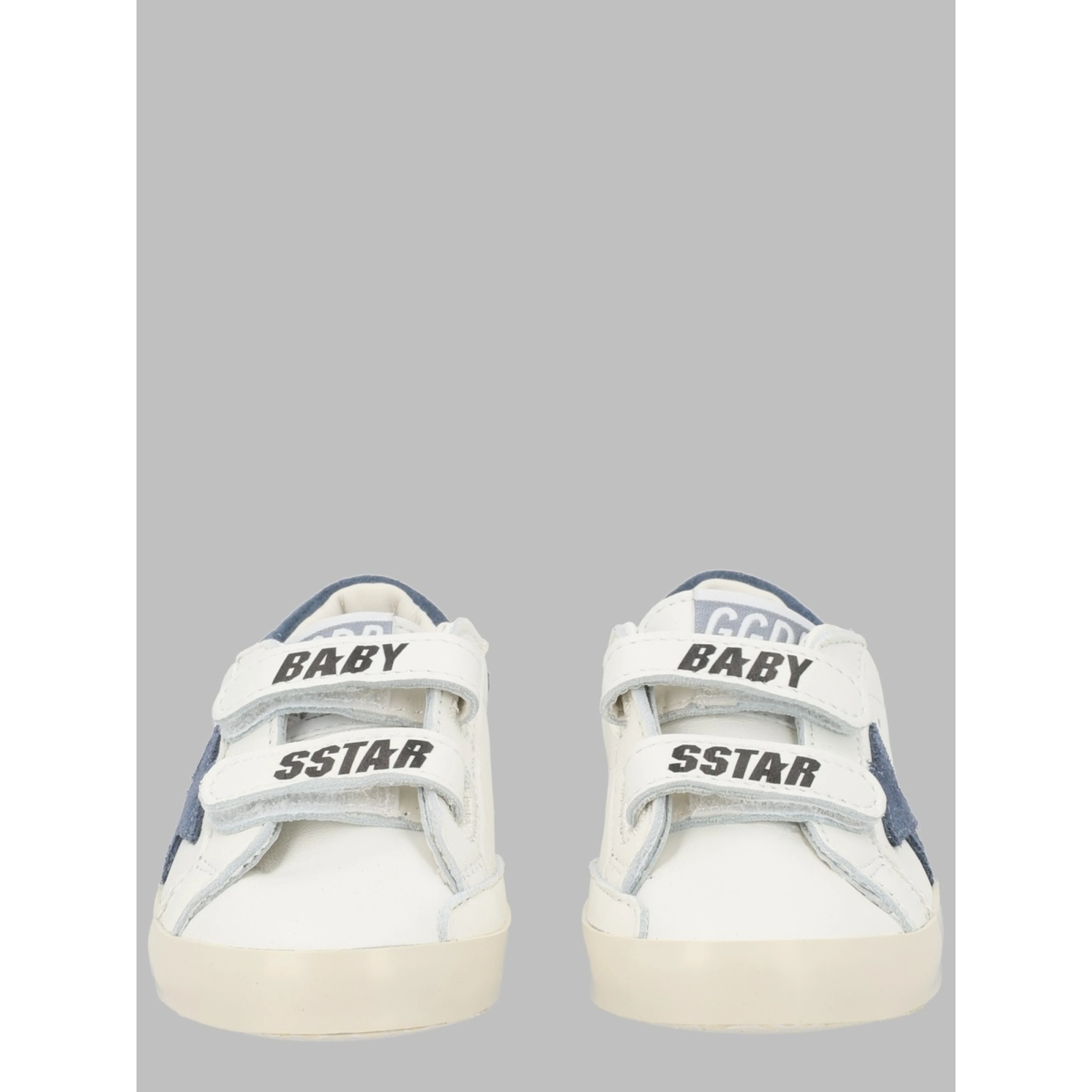 baby school nappa with print upper and strap suede star leather heel