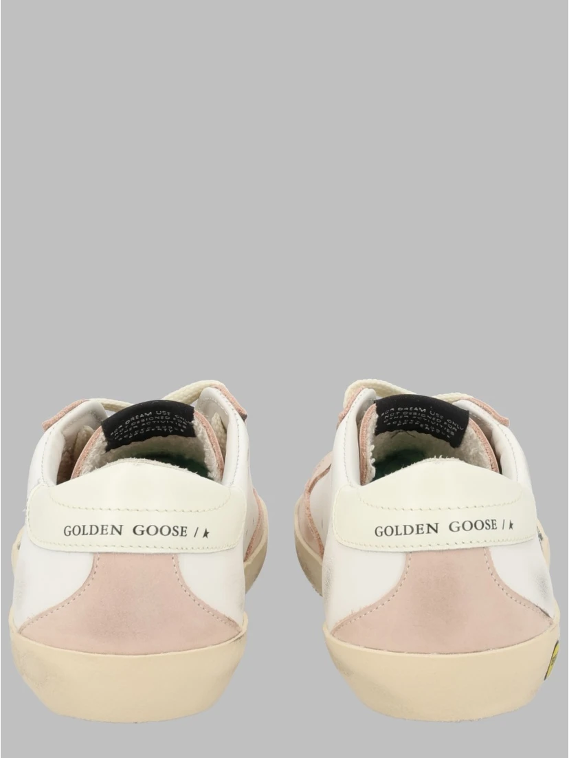 super star leather upper glitter star nabuk toe and spur leather heel