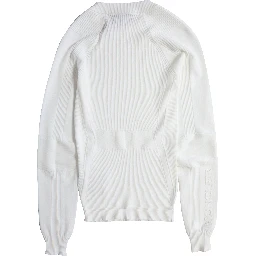 Knitted crew neck sweater