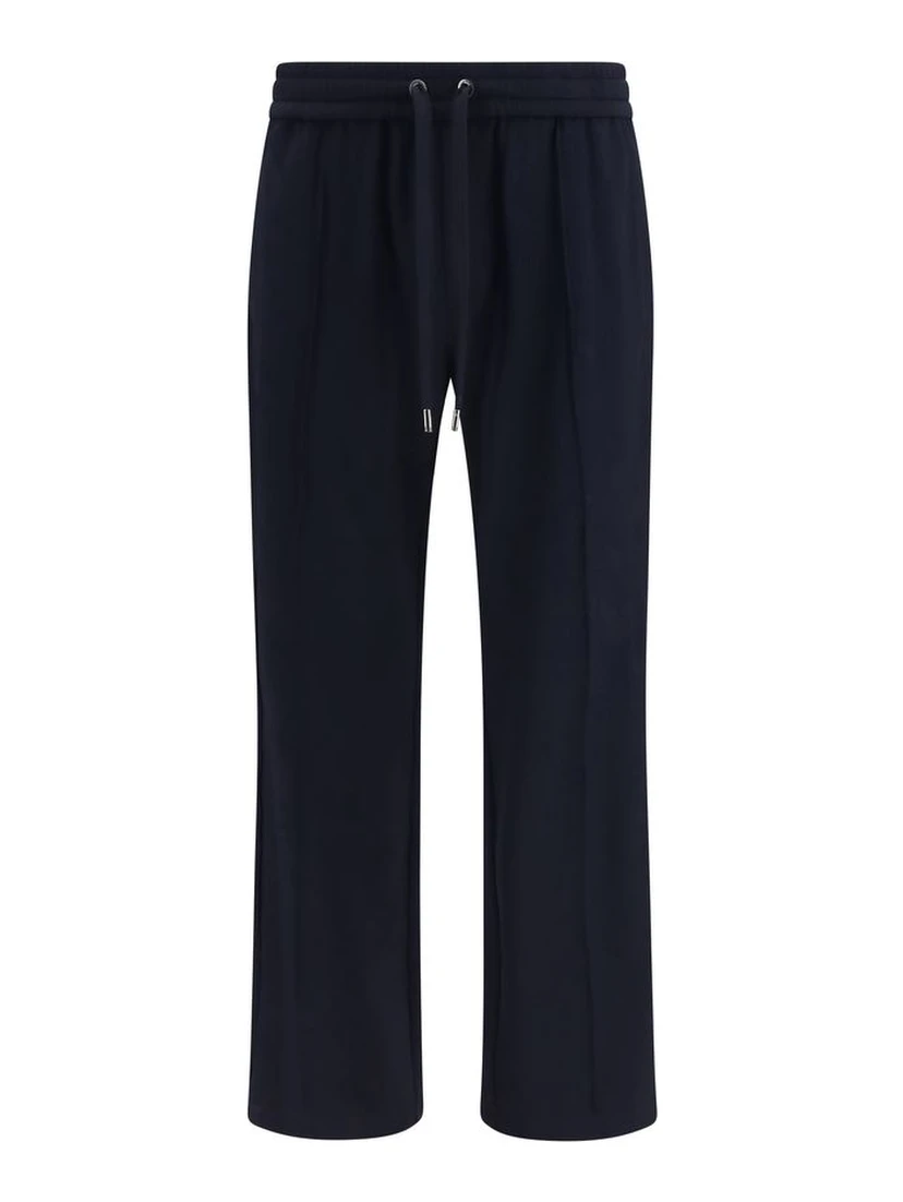 Blue Polyamide Athletic Pants
