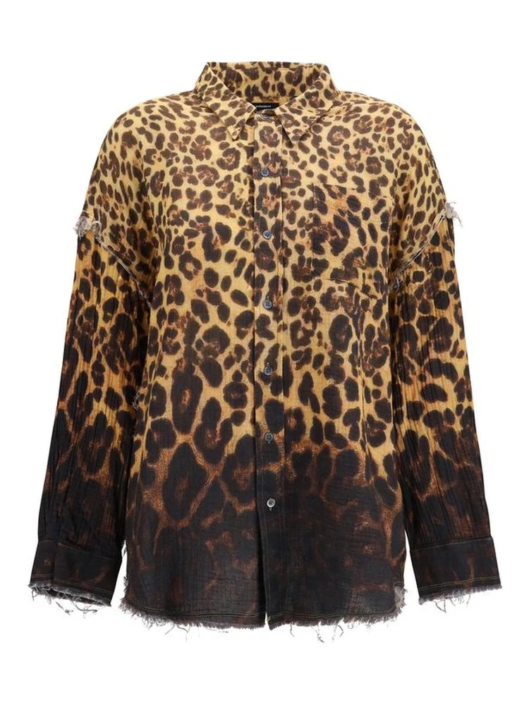 Brown Denim Shirt