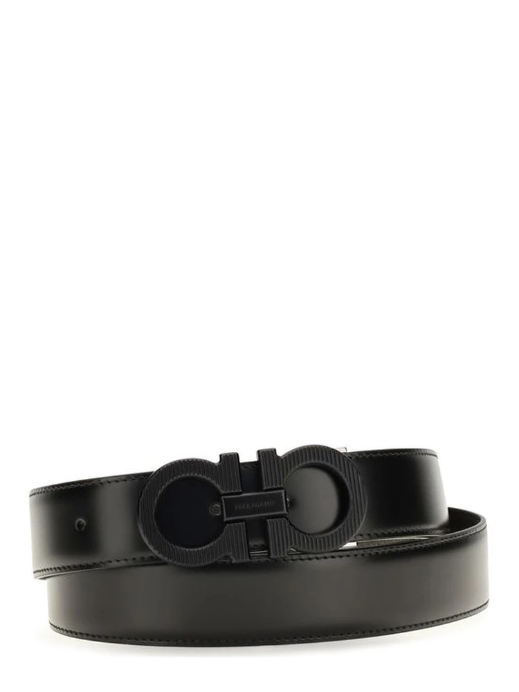 Black Calf Leather Bos Taurus Regular Belt