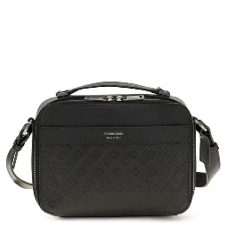 Black Calf Leather Bos Taurus Shoulder Bag