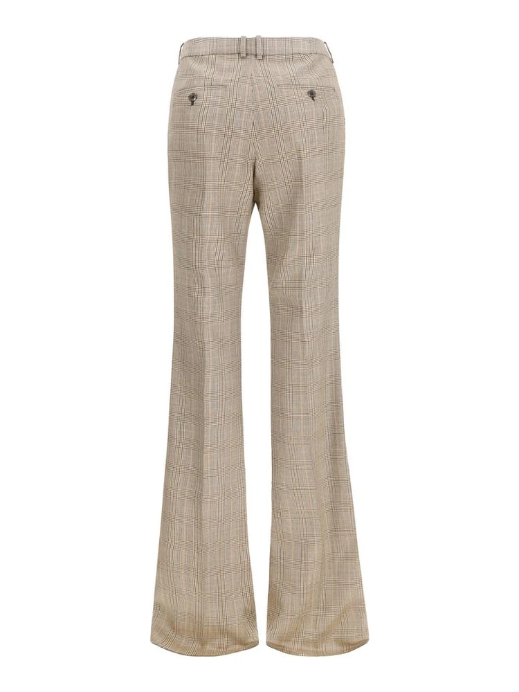 Beige Wool Oves Aries Flared Pants alternative