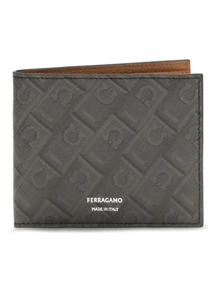 Gray Calf Leather Bos Taurus Wallet