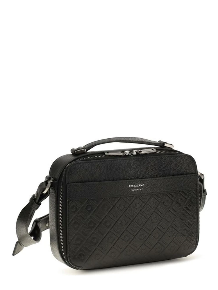 Black Calf Leather Bos Taurus Shoulder Bag alternative