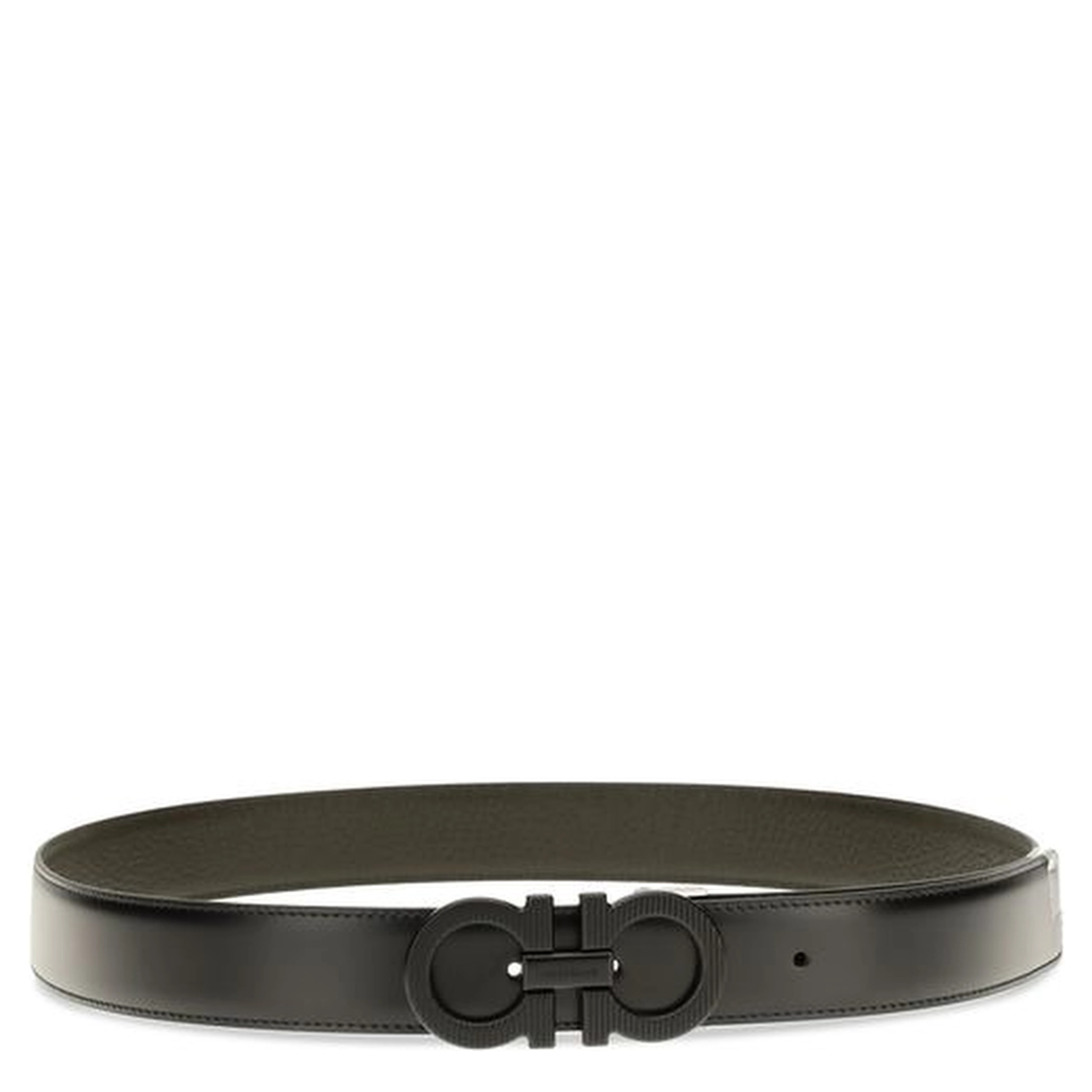 Black Calf Leather Bos Taurus Regular Belt