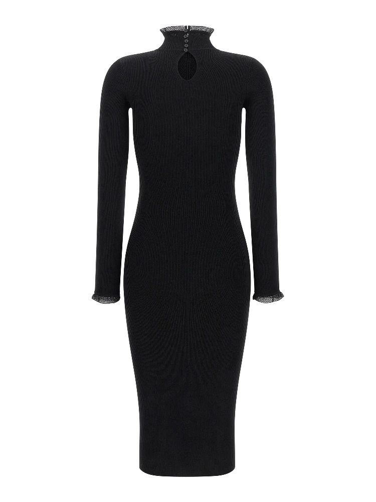 Black Viscose Midi Dress alternative