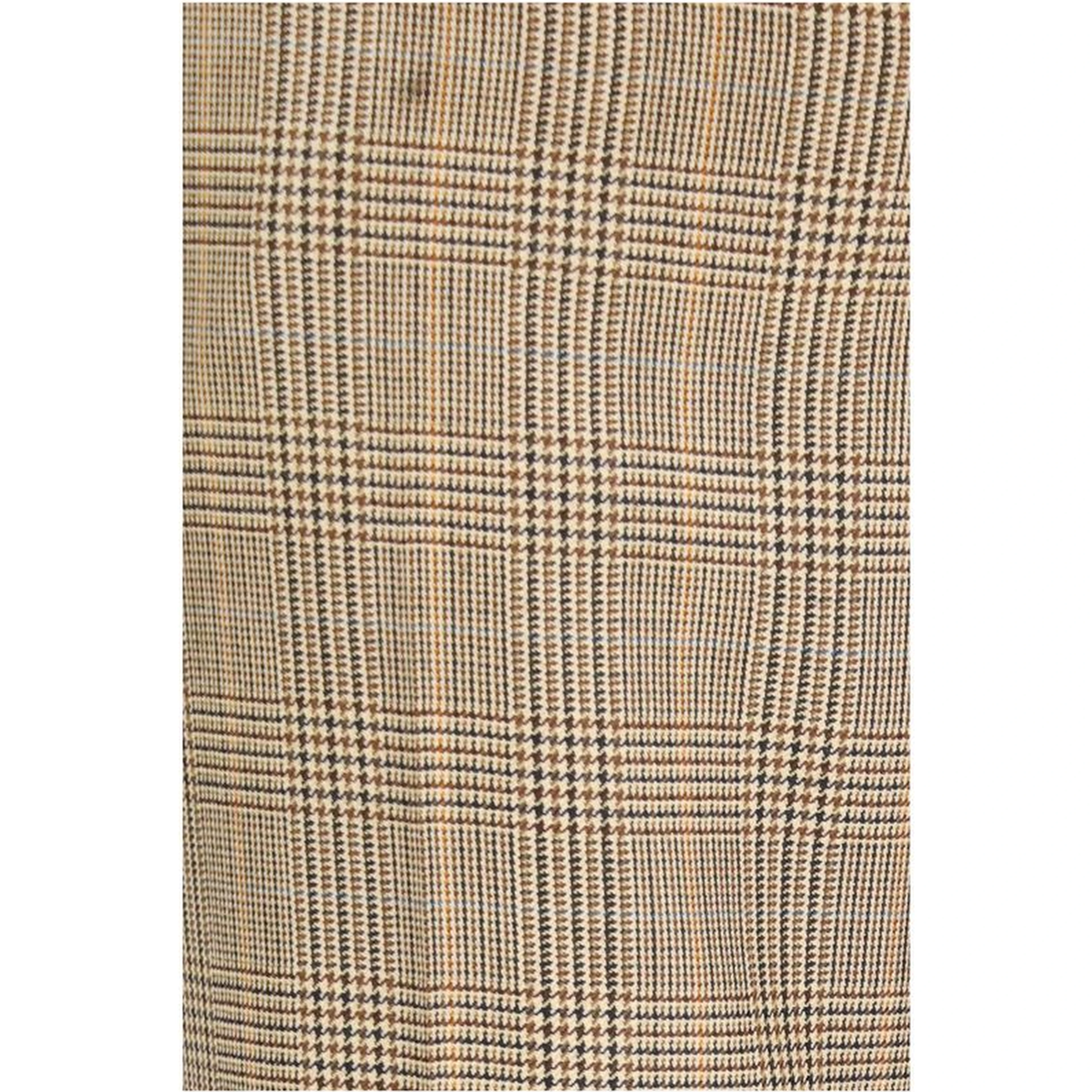 Beige Wool Oves Aries Flared Pants