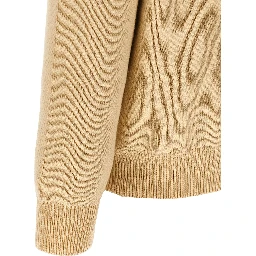 Beige Cotton Cardigan