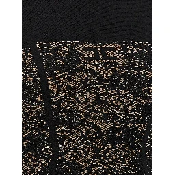 Black Viscose Short Dress