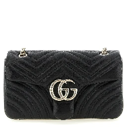 Black Lamb Leather Shoulder Bag