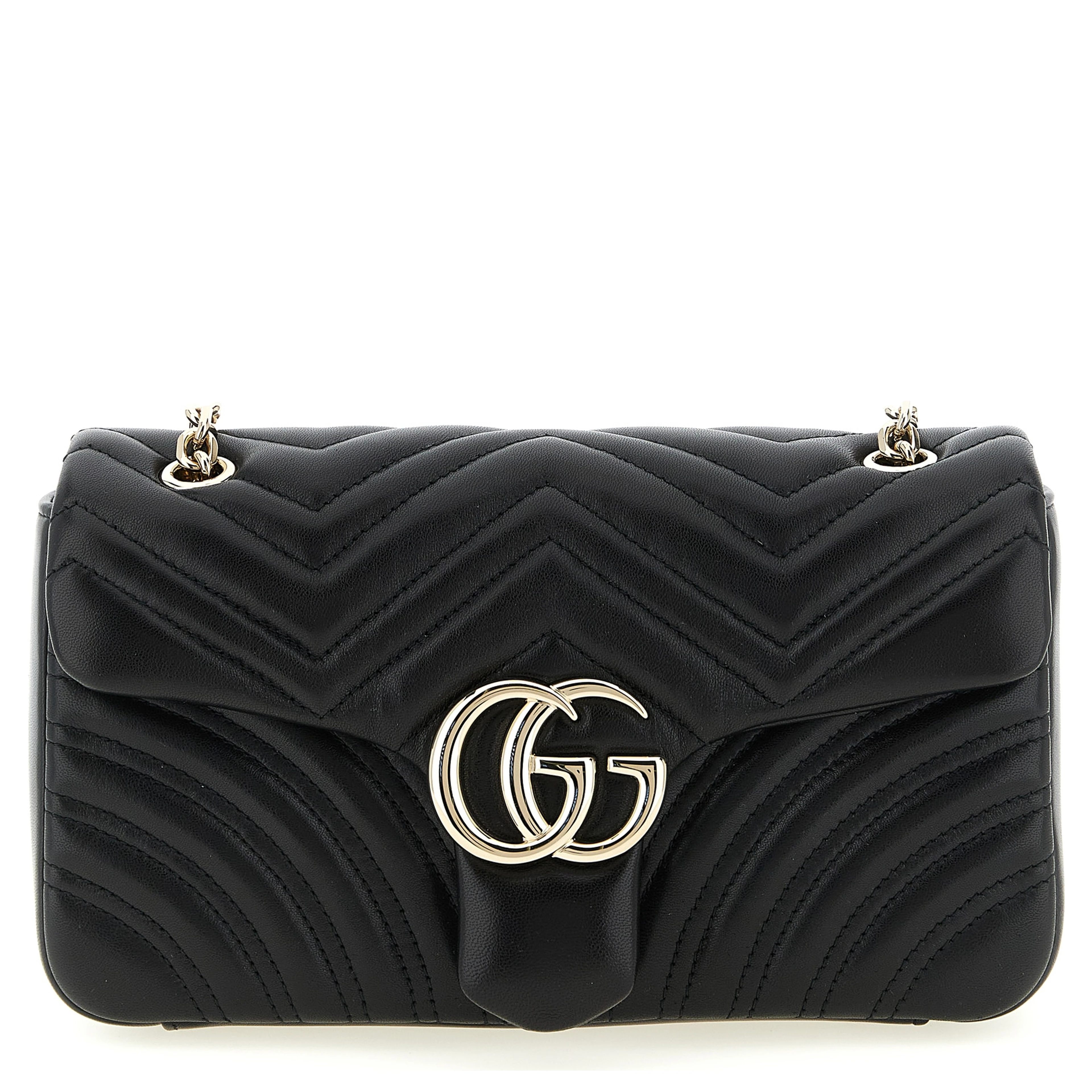 Black Lamb Leather Shoulder Bag