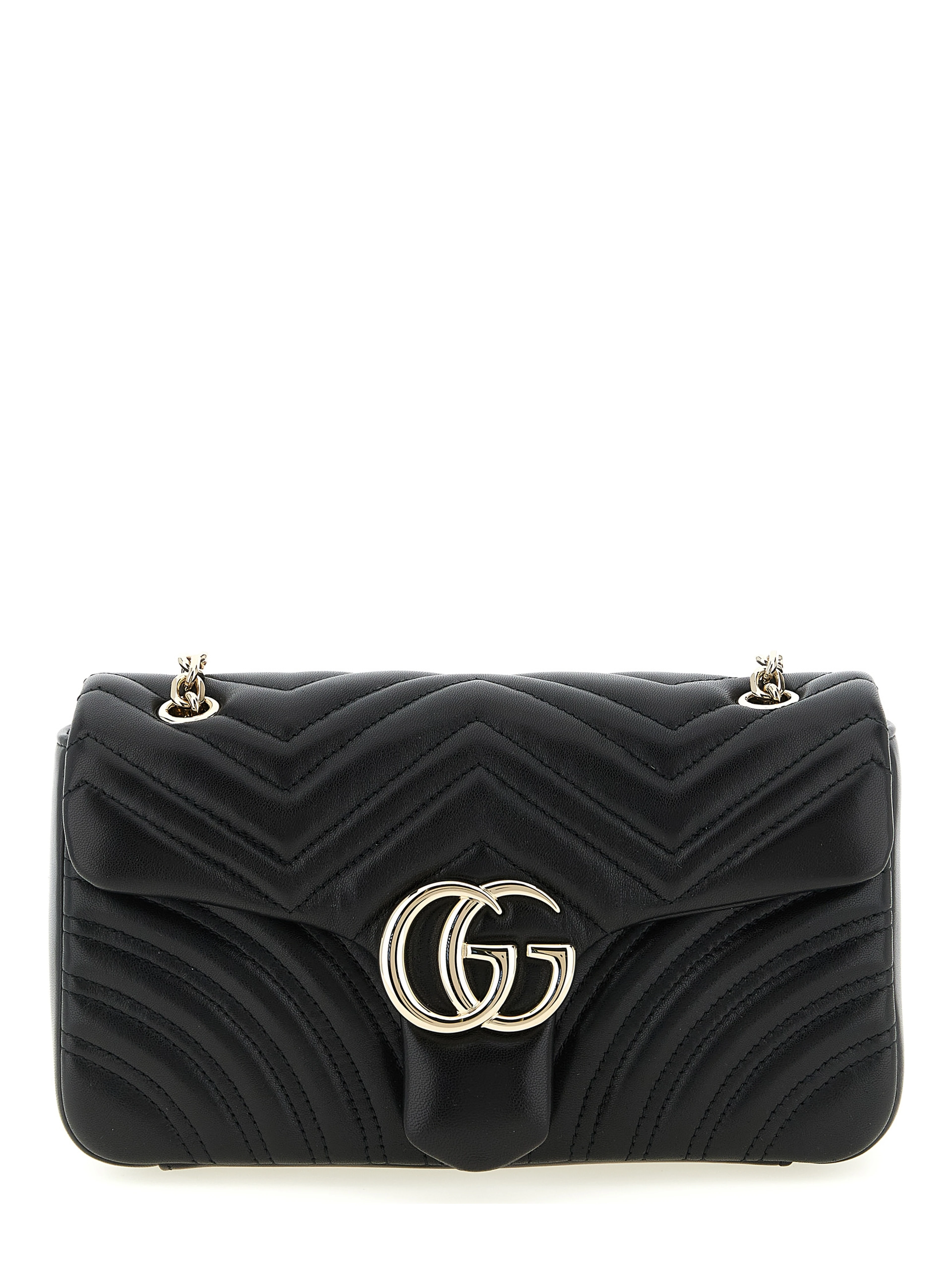 Black Lamb Leather Shoulder Bag