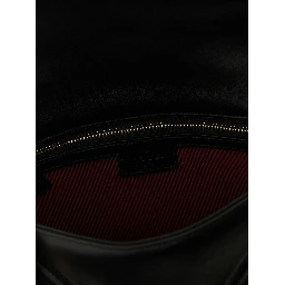 Black Lamb Leather Shoulder Bag