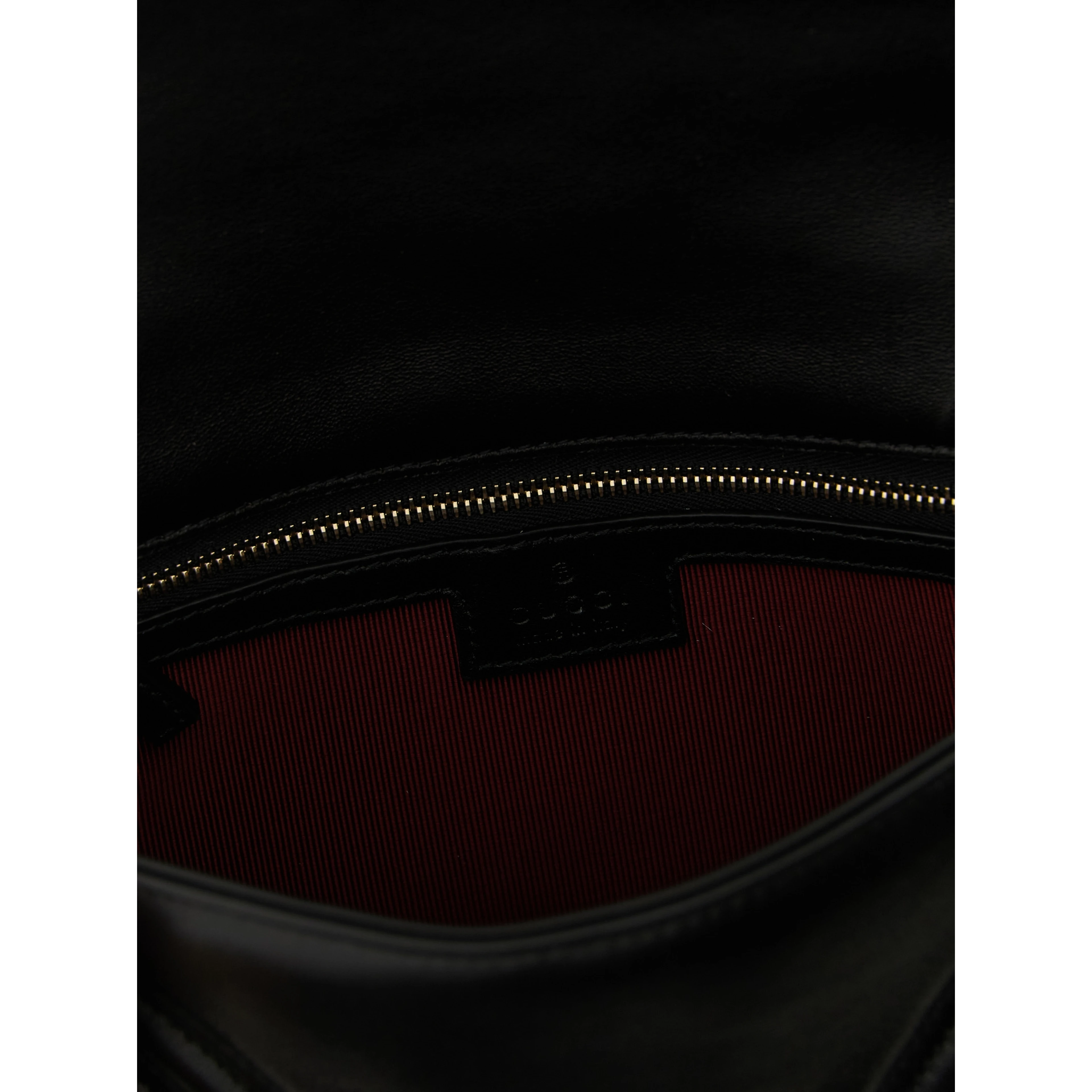 Black Lamb Leather Shoulder Bag