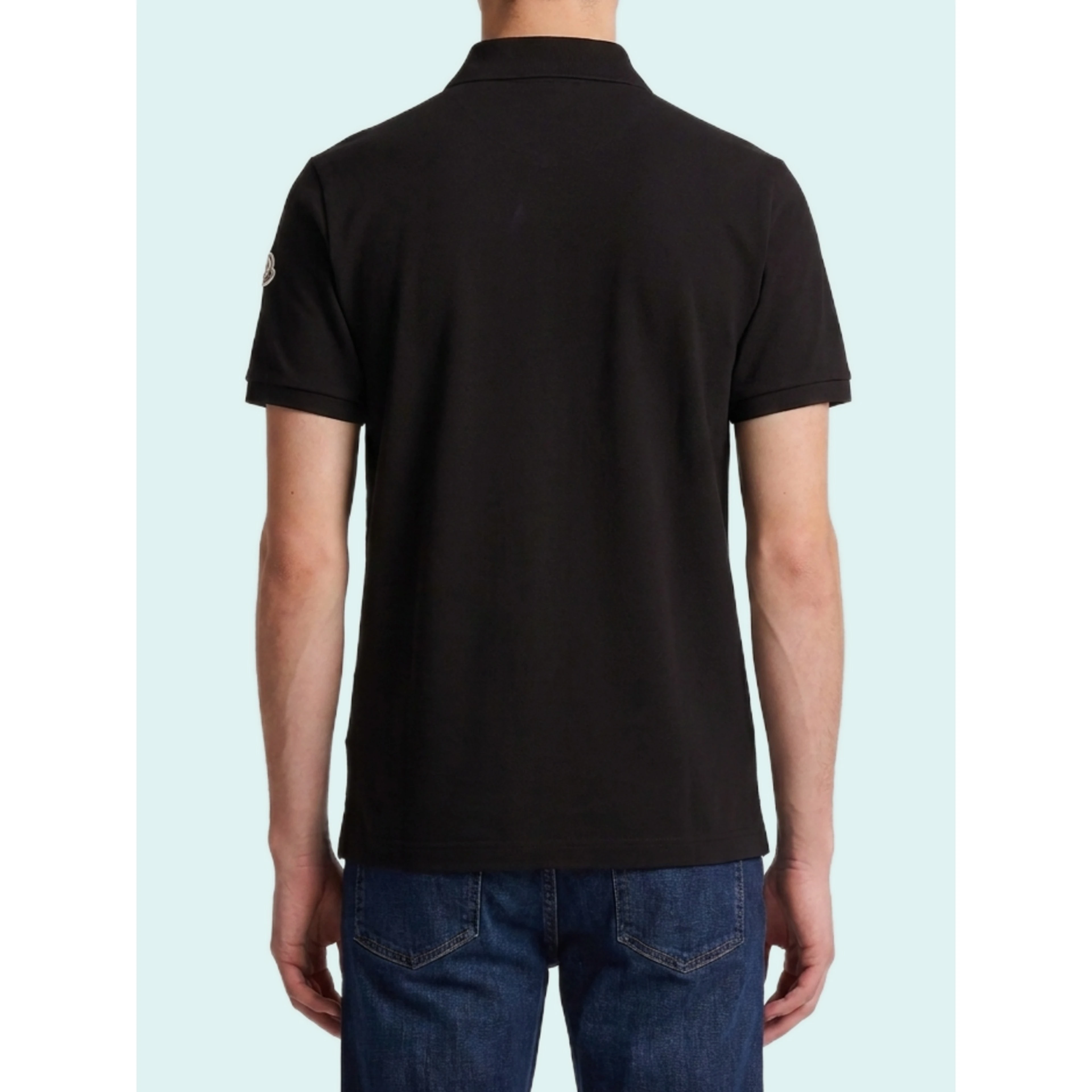 Cotton piquet polo shirt with logo