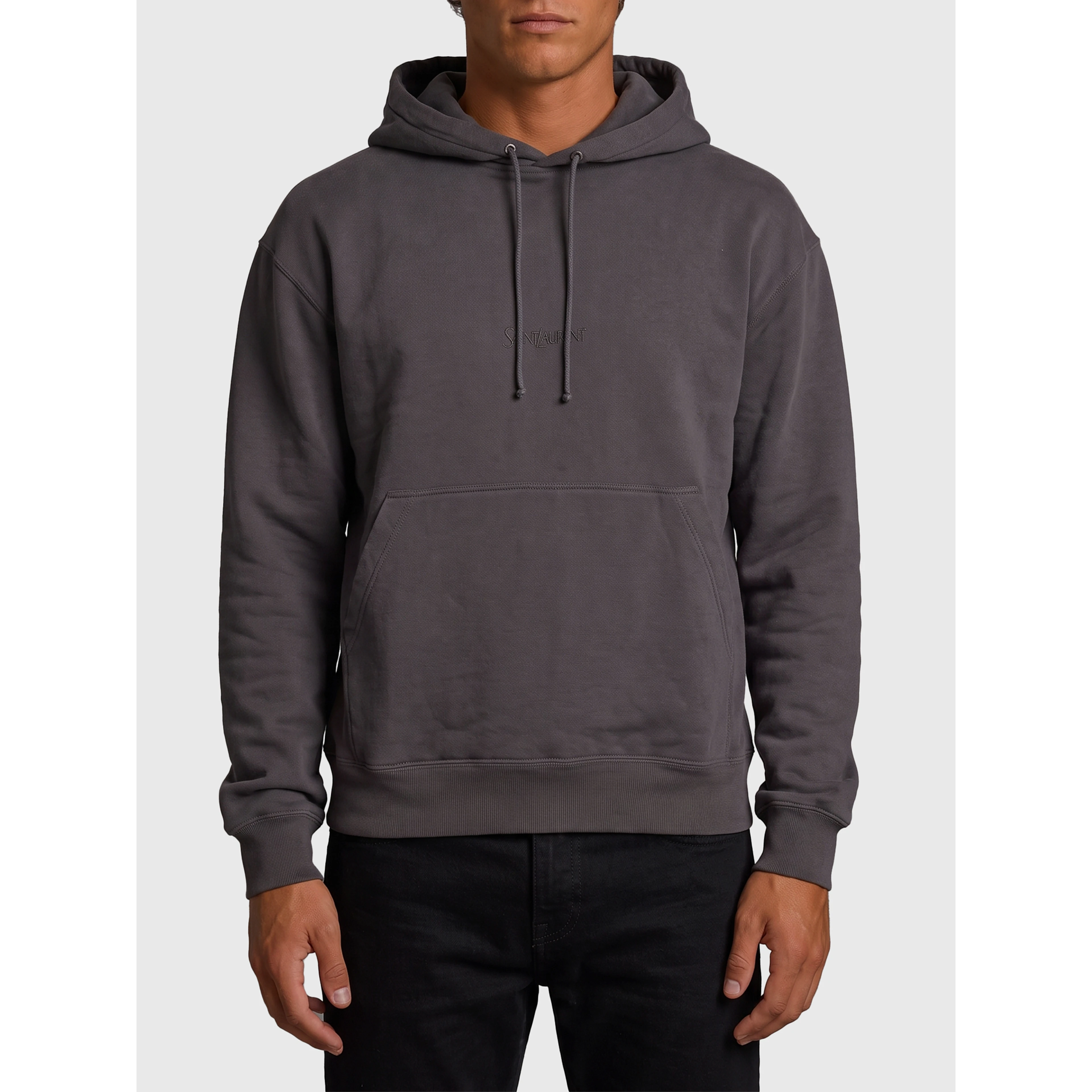 Hoodie with logo in cotton