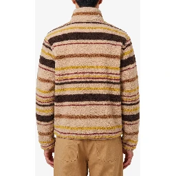 Teddy-effect zip cardigan
