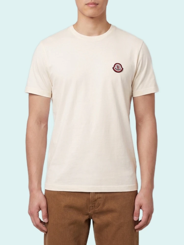 Cotton jersey T-shirt with logo