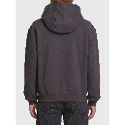Hoodie with logo in cotton