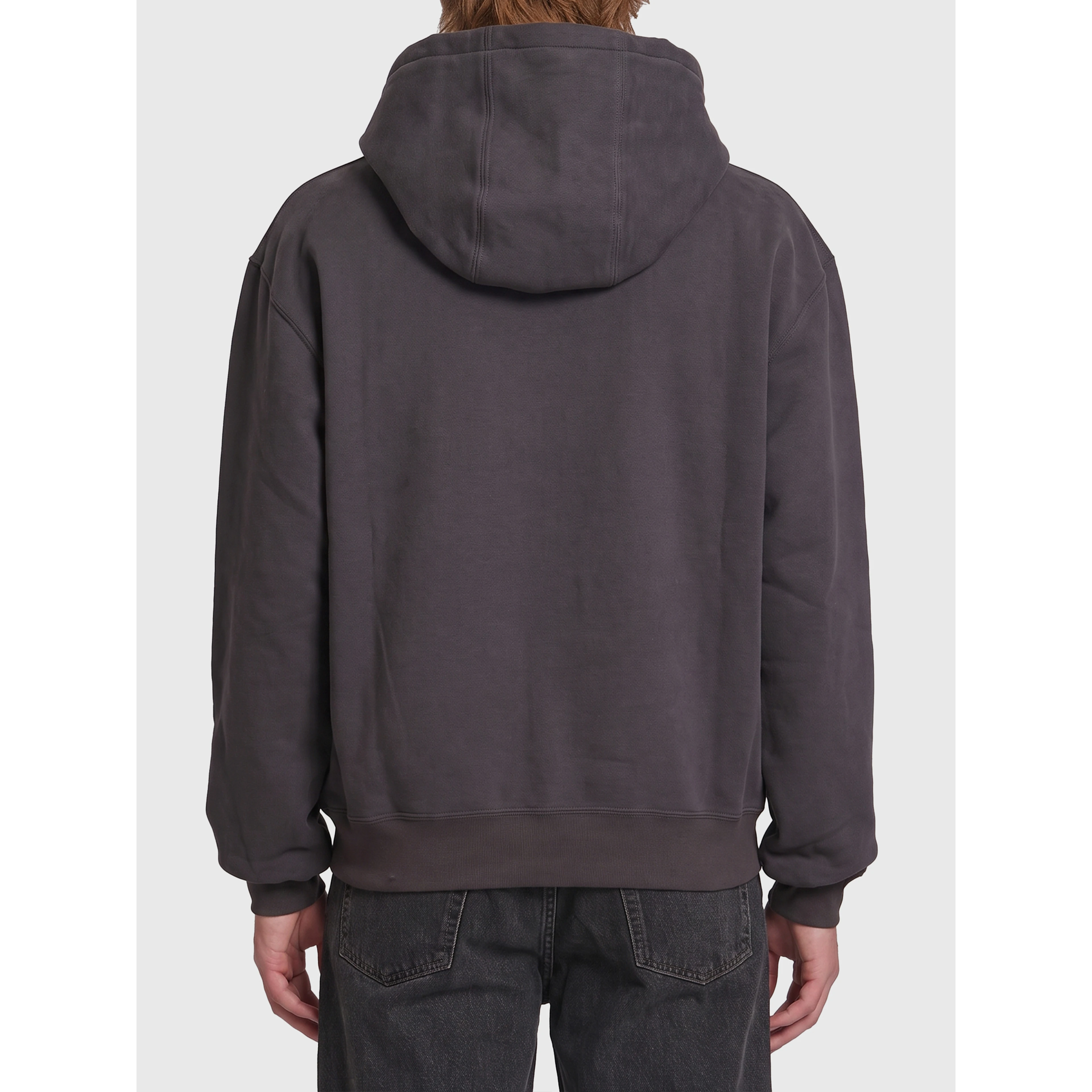 Hoodie with logo in cotton