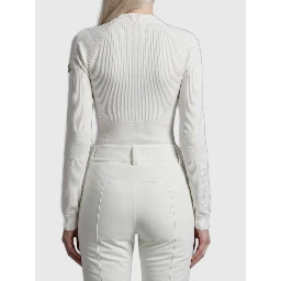 Knitted crew neck sweater