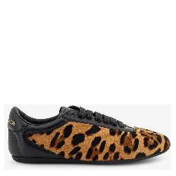 Sneakers Ballet in pony hair leopard print