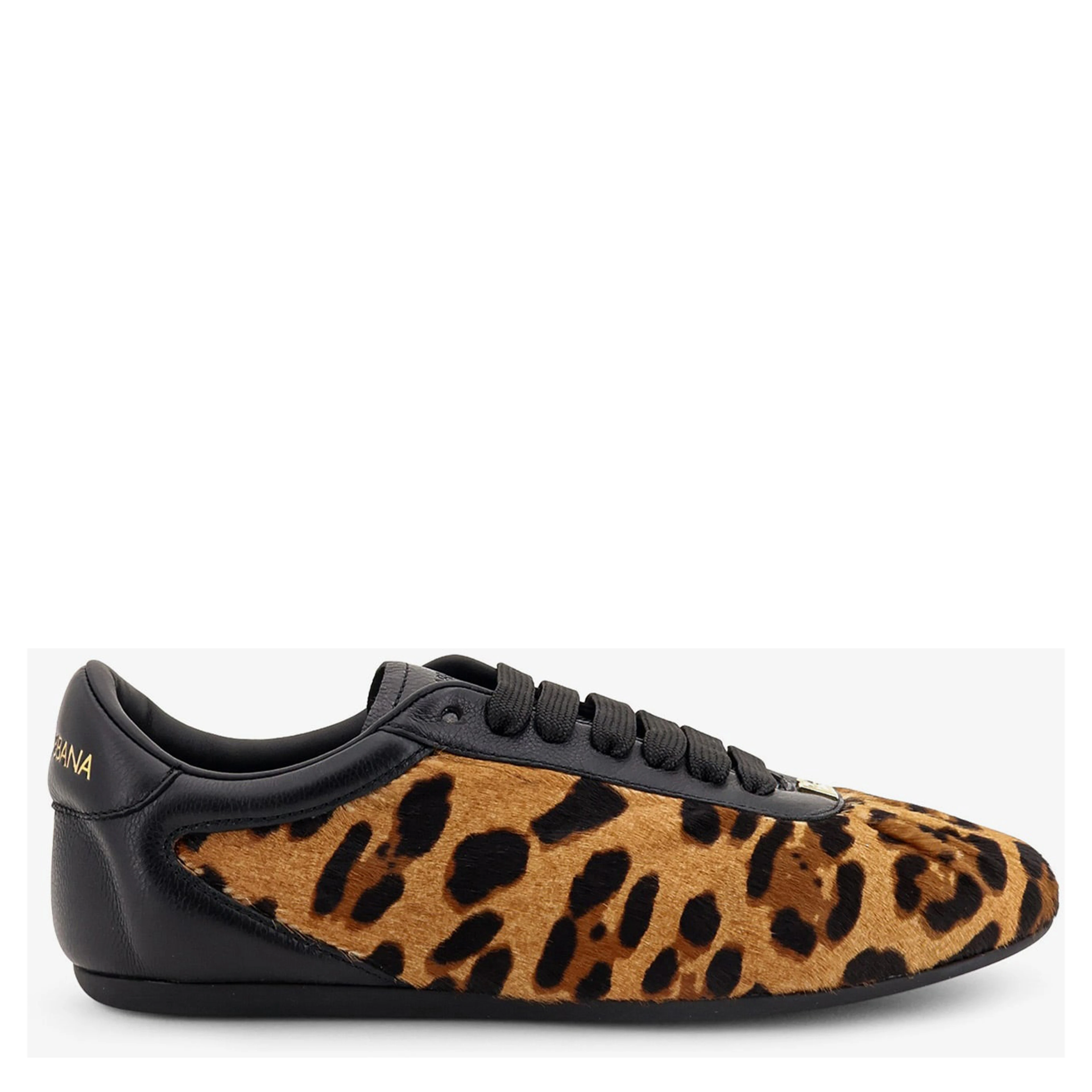 Sneakers Ballet in pony hair leopard print