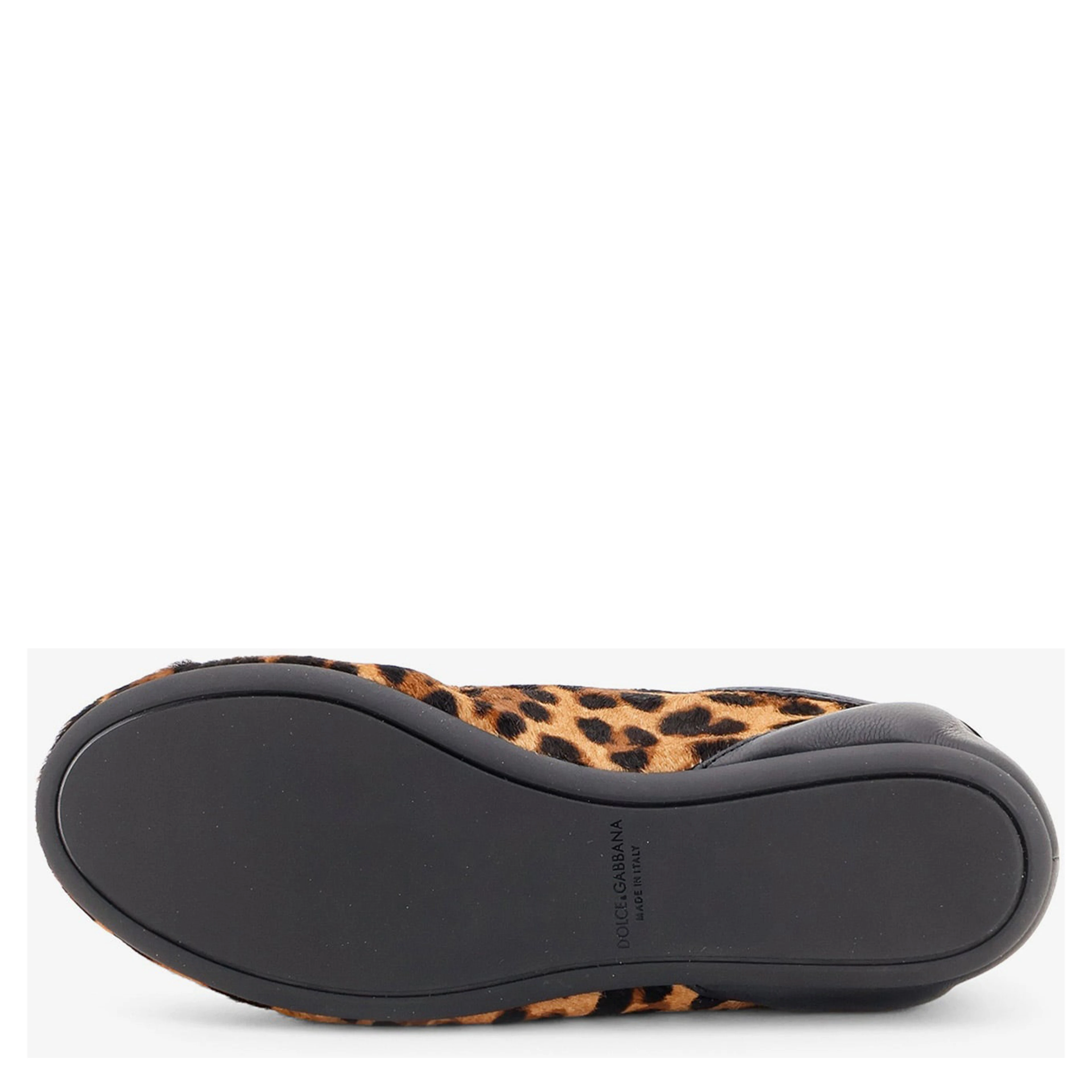 Sneakers Ballet in pony hair leopard print