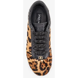 Sneakers Ballet in pony hair leopard print